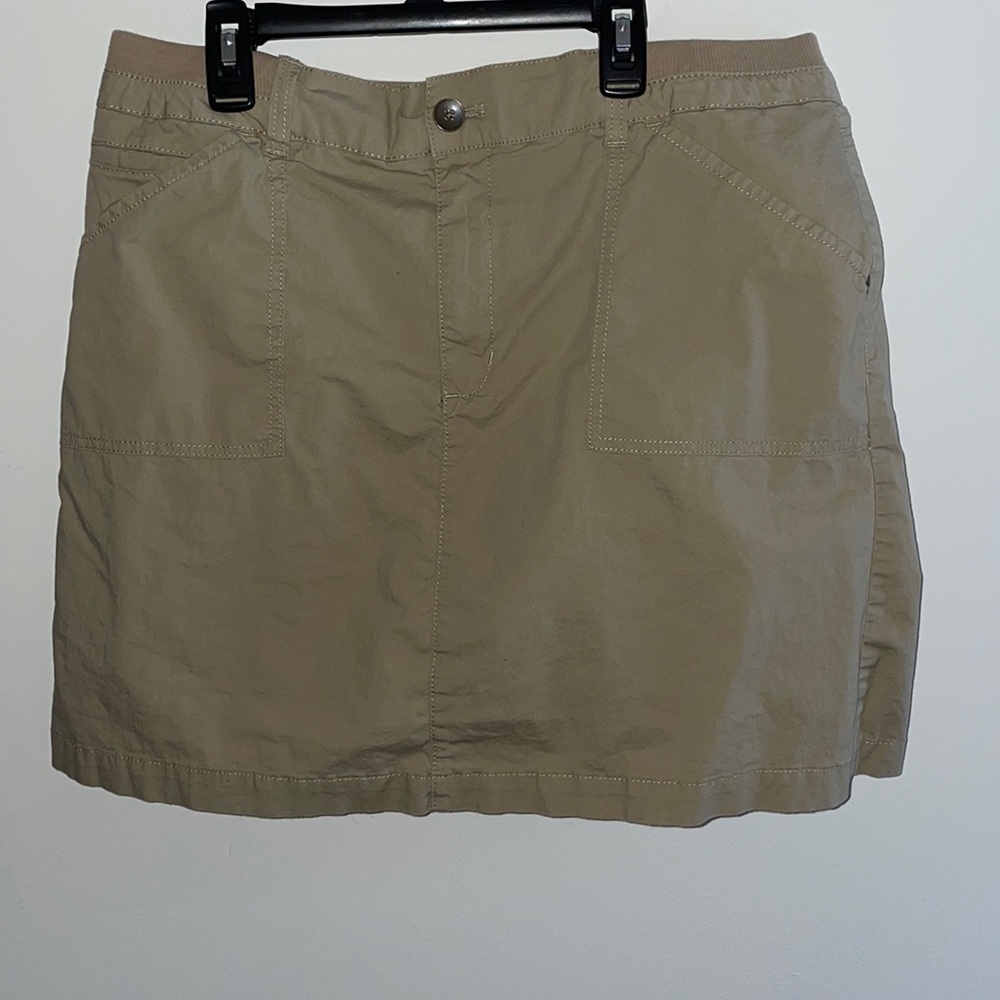 Khaki skort (skirt with built in hidden shorts)